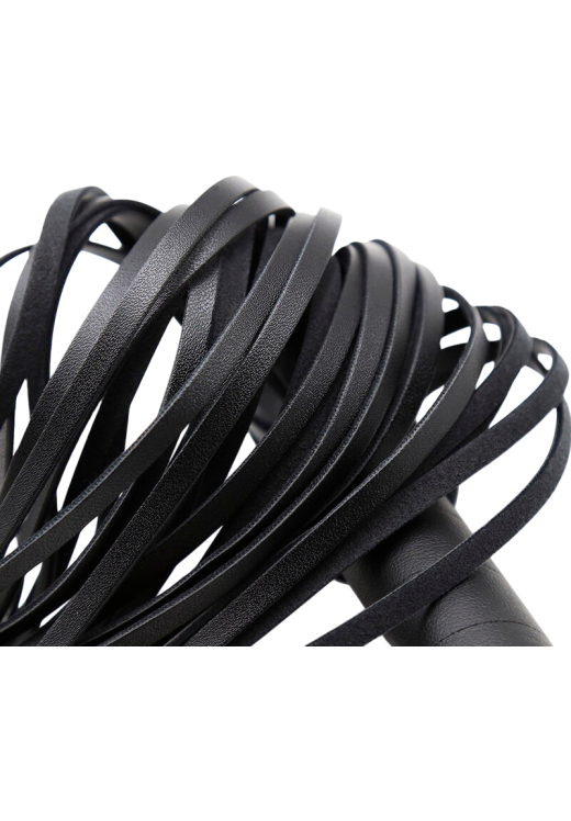 Μαστίγιο από pvc σε μαύρο χρώμα