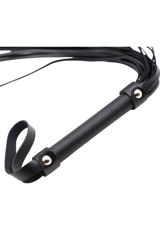 Μαστίγιο από pvc σε μαύρο χρώμα