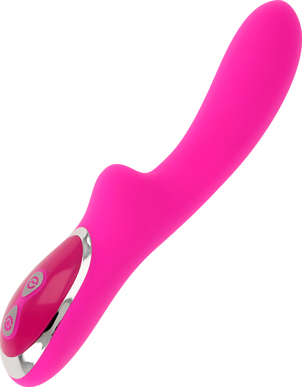 Δονητής σημείου g από σιλικόνη σε ροζ χρώμα, μήκους 21 εκ. και μέγιστης διαμέτρου 3,5 εκ.