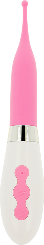 Layon δονητής από σιλικόνη σε ροζ χρώμα, μήκους 20 εκ. και μέγιστης διαμέτρου 3,5 εκ.