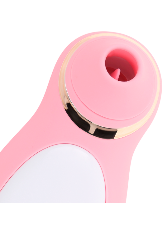 Παλμικός δονητής από σιλικόνη σε ροζ χρώμα, μήκους 10,5 εκ. και μέγιστης διαμέτρου 6 εκ.