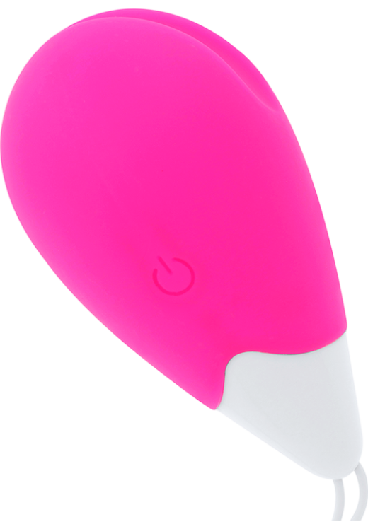 Δονούμενο αυγό από σιλικόνη σε ροζ χρώμα, μήκους 6,5 εκ. και μέγιστης διαμέτρου 3,3 εκ. με τηλεχειριζόμενο χειρισμό