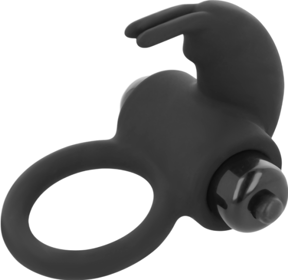 Δονούμενο δαχτυλίδι από σιλικόνη σε μαύρο χρώμα