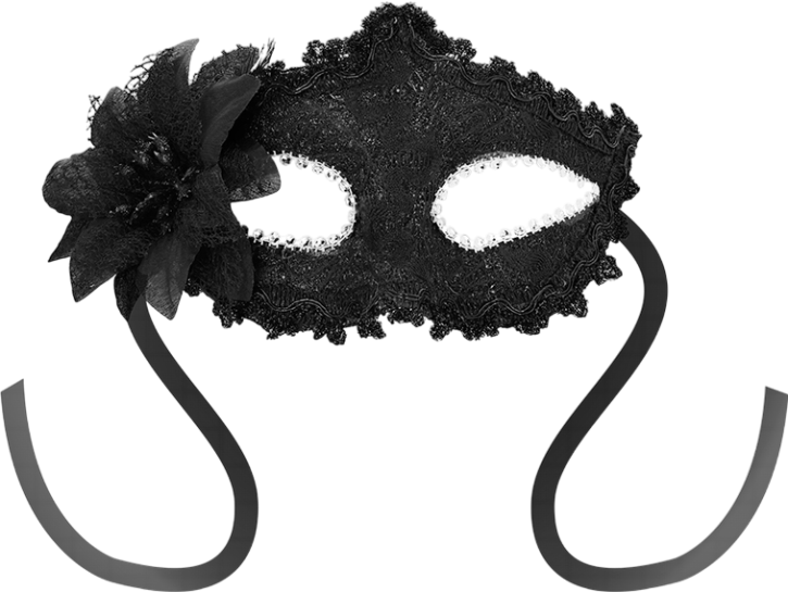 Μάσκα προσώπου σε μαύρο χρώμα