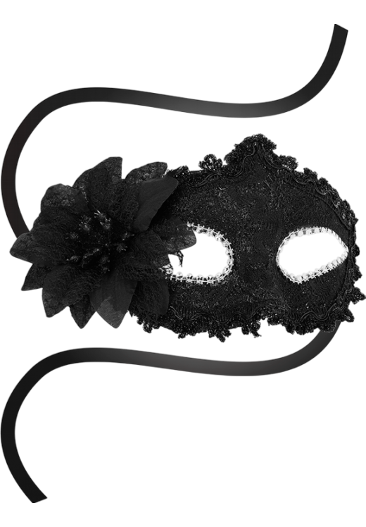 Μάσκα προσώπου σε μαύρο χρώμα