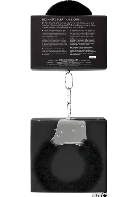 Μεταλλικές χειροπέδες σε μαύρο χρώμα