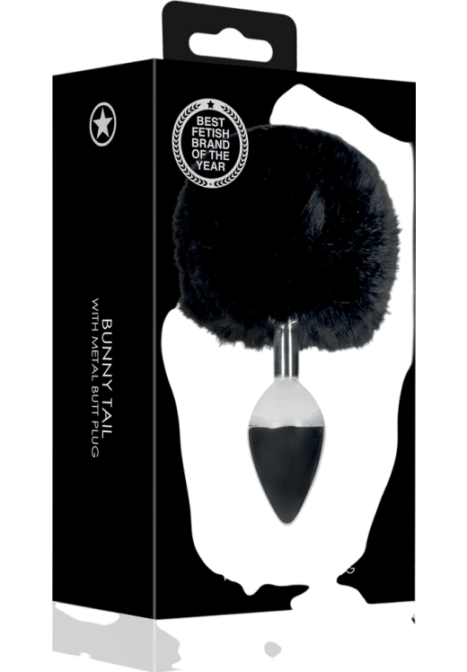 Σφήνα με ουρά από αλουμίνιο σε μαύρο χρώμα, μήκους 9,3 εκ. και μέγιστης διαμέτρου 3,1 εκ.