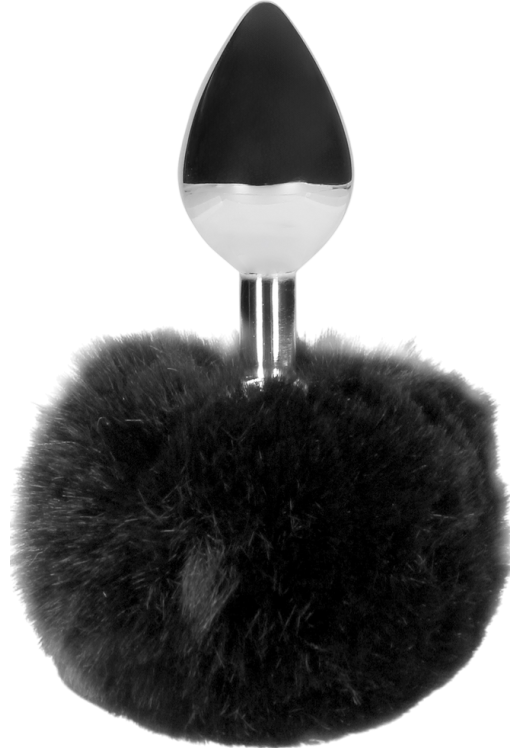 Σφήνα με ουρά από αλουμίνιο σε μαύρο χρώμα, μήκους 9,3 εκ. και μέγιστης διαμέτρου 3,1 εκ.