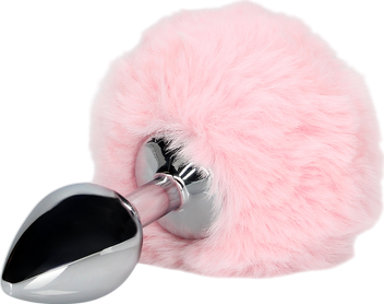 Σφήνα με ουρά από αλουμίνιο σε ροζ χρώμα, μήκους 9,3 εκ. και μέγιστης διαμέτρου 3,1 εκ.