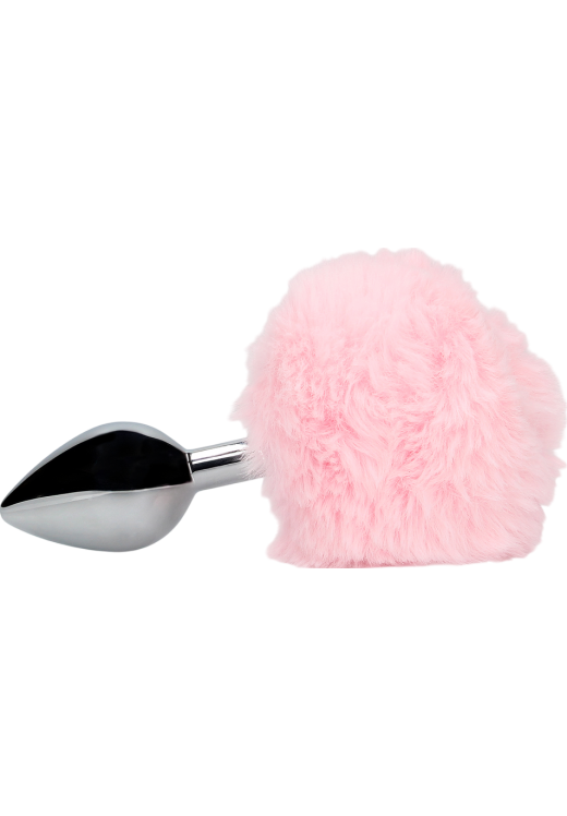 Σφήνα με ουρά από αλουμίνιο σε ροζ χρώμα, μήκους 9,3 εκ. και μέγιστης διαμέτρου 3,1 εκ.