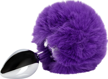 Σφήνα με ουρά από αλουμίνιο σε μοβ χρώμα, μήκους 9,3 εκ. και μέγιστης διαμέτρου 3,1 εκ.