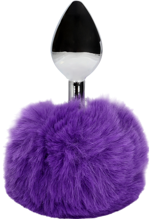 Σφήνα με ουρά από αλουμίνιο σε μοβ χρώμα, μήκους 9,3 εκ. και μέγιστης διαμέτρου 3,1 εκ.