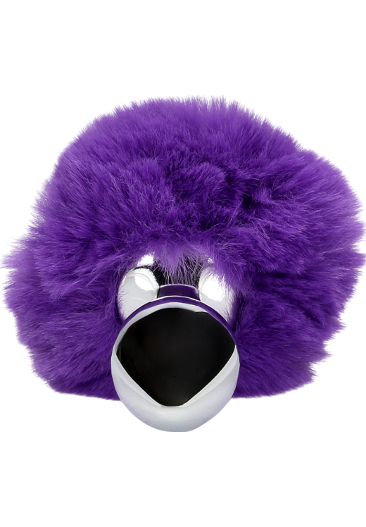 Σφήνα με ουρά από αλουμίνιο σε μοβ χρώμα, μήκους 9,3 εκ. και μέγιστης διαμέτρου 3,1 εκ.