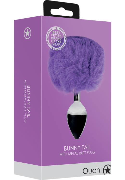 Σφήνα με ουρά από αλουμίνιο σε μοβ χρώμα, μήκους 9,3 εκ. και μέγιστης διαμέτρου 3,1 εκ.