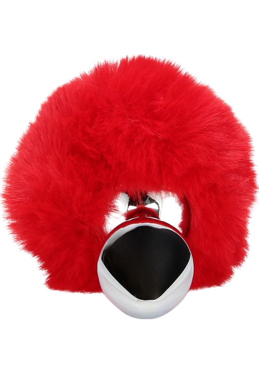 Σφήνα με ουρά από αλουμίνιο σε κόκκινο χρώμα, μήκους 9,3 εκ. και μέγιστης διαμέτρου 3,1 εκ.