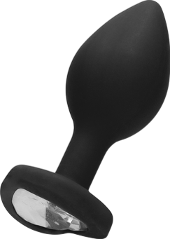 Σφήνα με κόσμημα από σιλικόνη, μήκους 7,3 εκ. και μέγιστης διαμέτρου 2,8 εκ.