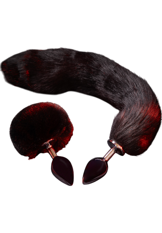 Σφήνα με ουρά από αλουμίνιο σε μαύρο χρώμα, μήκους 11,7 εκ. και μέγιστης διαμέτρου 3,1 εκ.