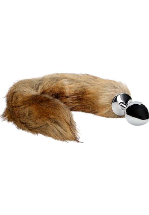 Σφήνα με ουρά από αλουμίνιο σε καφέ χρώμα, μήκους 11,7 εκ. και μέγιστης διαμέτρου 3,1 εκ.