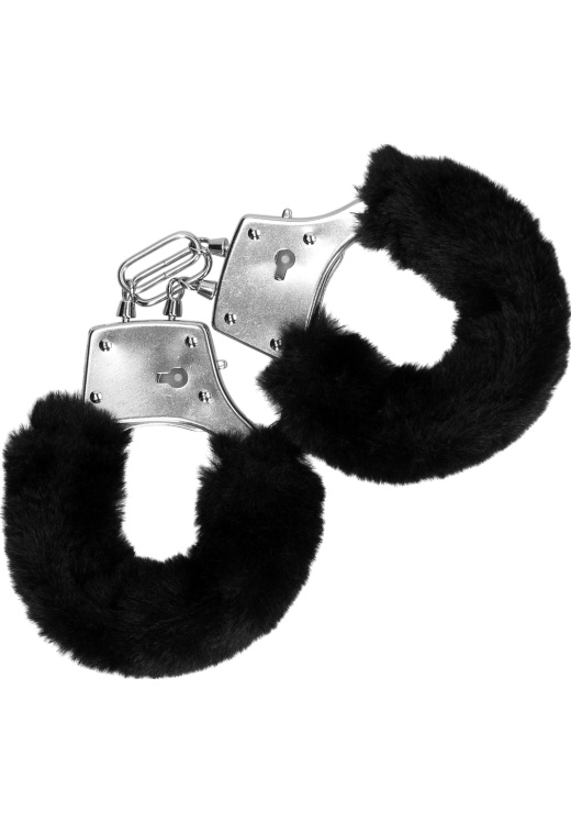 Μεταλλικές χειροπέδες σε μαύρο χρώμα, μήκους 23,5 εκ.