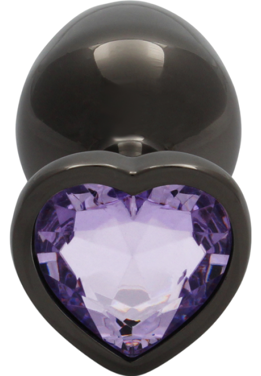 Σφήνα με κόσμημα από αλουμίνιο σε μαύρο χρώμα, μήκους 8 εκ. και μέγιστης διαμέτρου 3,4 εκ.