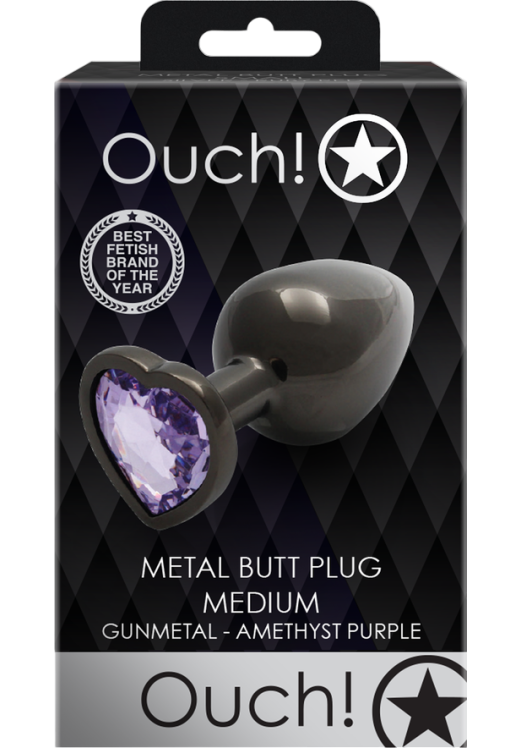 Σφήνα με κόσμημα από αλουμίνιο σε μαύρο χρώμα, μήκους 8 εκ. και μέγιστης διαμέτρου 3,4 εκ.