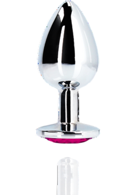 Σφήνα με κόσμημα από αλουμίνιο σε ασημί χρώμα, μήκους 8 εκ. και μέγιστης διαμέτρου 3,4 εκ.