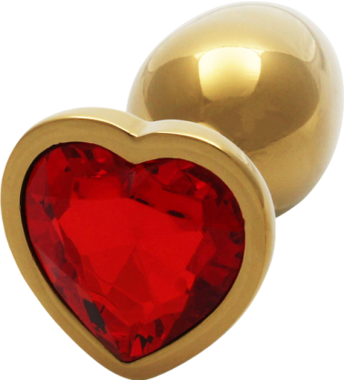 Σφήνα με κόσμημα από αλουμίνιο σε χρυσαφί χρώμα, μήκους 6,9 εκ. και μέγιστης διαμέτρου 2,7 εκ.