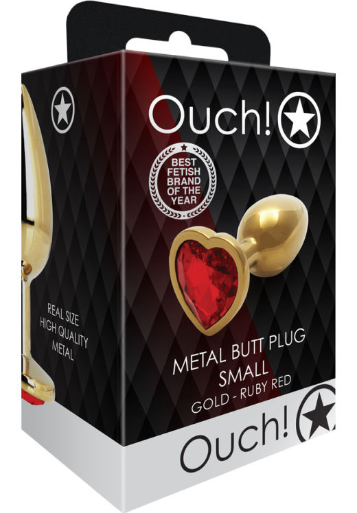 Σφήνα με κόσμημα από αλουμίνιο σε χρυσαφί χρώμα, μήκους 6,9 εκ. και μέγιστης διαμέτρου 2,7 εκ.