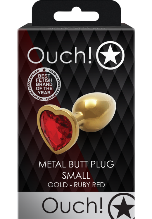 Σφήνα με κόσμημα από αλουμίνιο σε χρυσαφί χρώμα, μήκους 6,9 εκ. και μέγιστης διαμέτρου 2,7 εκ.