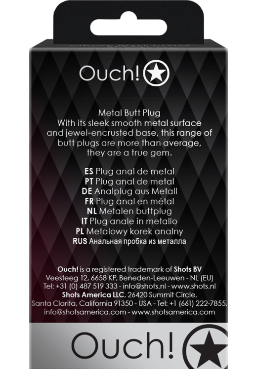 Σφήνα με κόσμημα από αλουμίνιο σε χρυσαφί χρώμα, μήκους 6,9 εκ. και μέγιστης διαμέτρου 2,7 εκ.