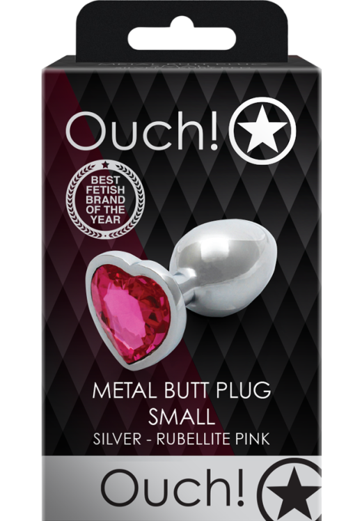 Σφήνα με κόσμημα από αλουμίνιο σε ασημί χρώμα, μήκους 6,9 εκ. και μέγιστης διαμέτρου 2,7 εκ.