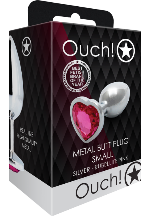 Σφήνα με κόσμημα από αλουμίνιο σε ασημί χρώμα, μήκους 6,9 εκ. και μέγιστης διαμέτρου 2,7 εκ.