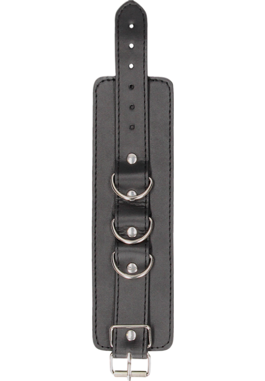 Χειροπέδες από δερματίνη σε μαύρο χρώμα