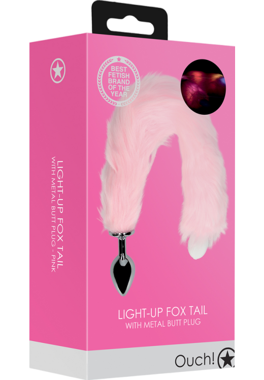 Σφήνα με ουρά από αλουμίνιο σε ροζ χρώμα, μήκους 8,2 εκ. και μέγιστης διαμέτρου 3,1 εκ.