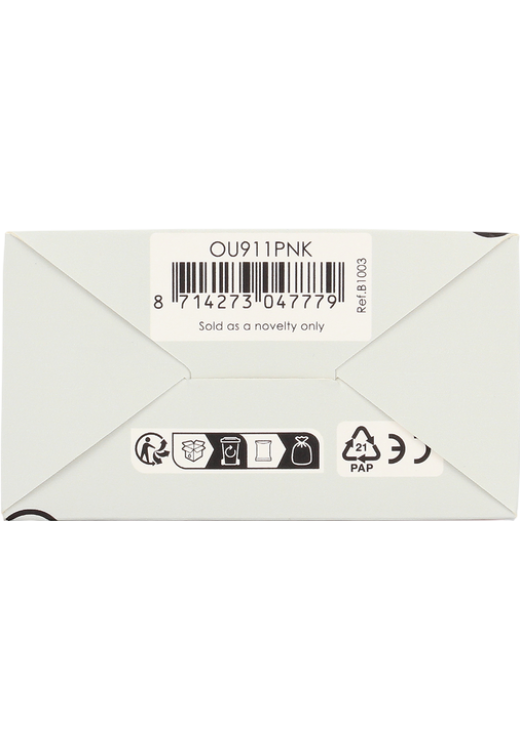 Σφήνα με ουρά από αλουμίνιο σε ροζ χρώμα, μήκους 8,2 εκ. και μέγιστης διαμέτρου 3,1 εκ.