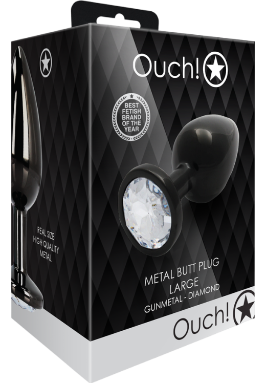 Σφήνα με κόσμημα από αλουμίνιο, μήκους 9,3 εκ. και μέγιστης διαμέτρου 4 εκ.