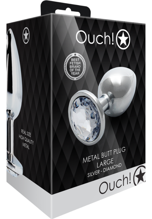 Σφήνα με κόσμημα από αλουμίνιο, μήκους 9,3 εκ. και μέγιστης διαμέτρου 4 εκ.