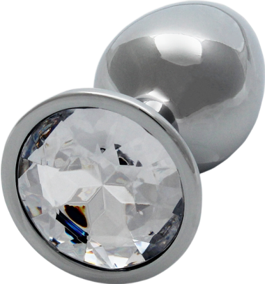 Σφήνα με κόσμημα από αλουμίνιο σε ασημί χρώμα, μήκους 6,9 εκ. και μέγιστης διαμέτρου 2,7 εκ.