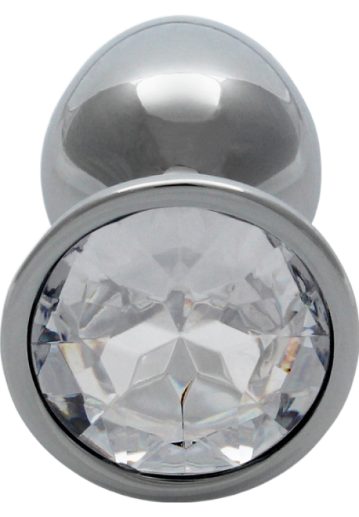 Σφήνα με κόσμημα από αλουμίνιο σε ασημί χρώμα, μήκους 6,9 εκ. και μέγιστης διαμέτρου 2,7 εκ.