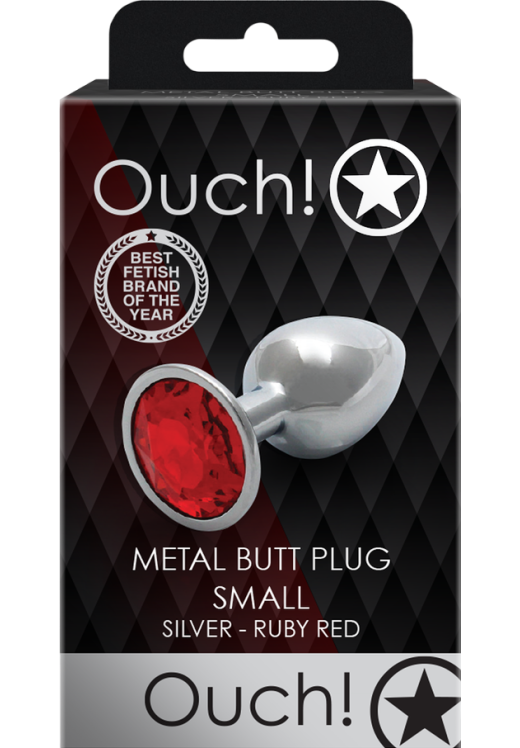 Σφήνα με κόσμημα από αλουμίνιο σε ασημί χρώμα, μήκους 6,9 εκ. και μέγιστης διαμέτρου 2,7 εκ.