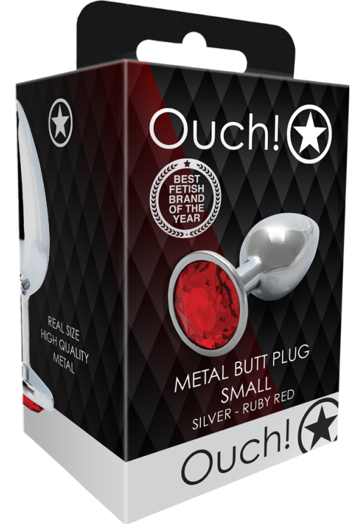 Σφήνα με κόσμημα από αλουμίνιο σε ασημί χρώμα, μήκους 6,9 εκ. και μέγιστης διαμέτρου 2,7 εκ.