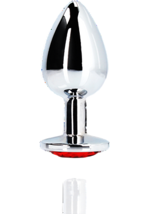 Σφήνα με κόσμημα από αλουμίνιο σε ασημί χρώμα, μήκους 6,9 εκ. και μέγιστης διαμέτρου 2,7 εκ.