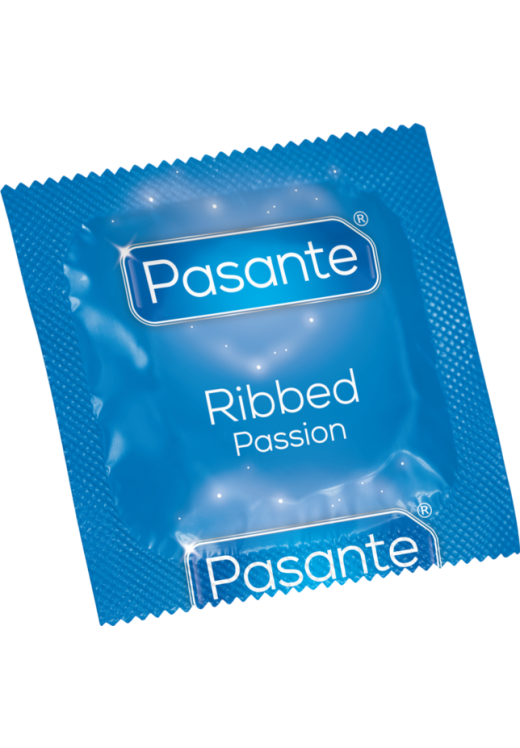 Προφυλακτικά με ραβδώσεις σε διάφανο χρώμα, συσκευασίας 12 τ.μ.χ