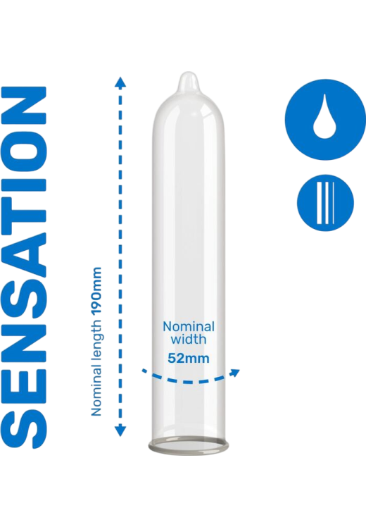 Έξτρα λεπτά προφυλακτικά σε διάφανο χρώμα, συσκευασίας 12 τ.μ.χ