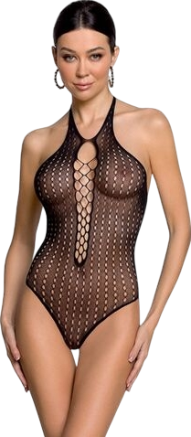 Κορμάκι με halter neck από polyamide