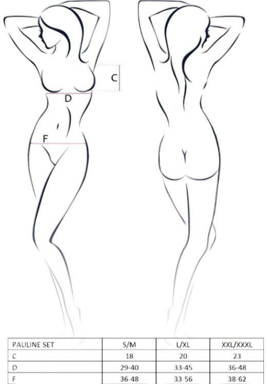 Σετ εσωρούχων ανοιχτού καβάλου με ραντάκια από τούλι σε μαύρο χρώμα