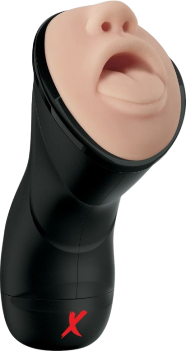 Αυνανιστήρι με στόμα από tpe σε φυσικό χρώμα, μήκους 24,1 εκ. και μέγιστης διαμέτρου 9,4 εκ.