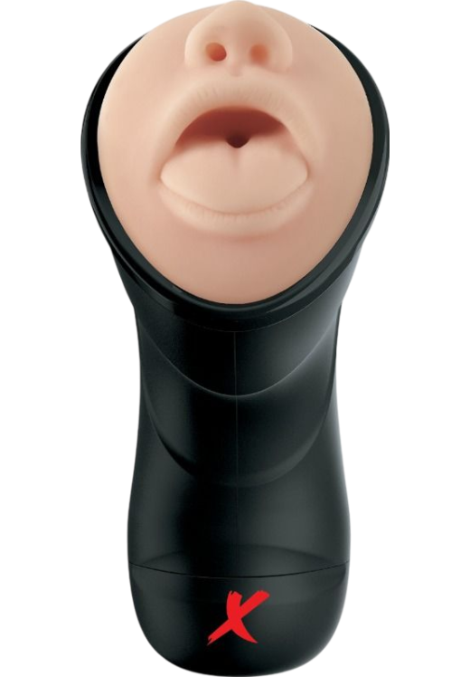 Αυνανιστήρι με στόμα από tpe σε φυσικό χρώμα, μήκους 24,1 εκ. και μέγιστης διαμέτρου 9,4 εκ.