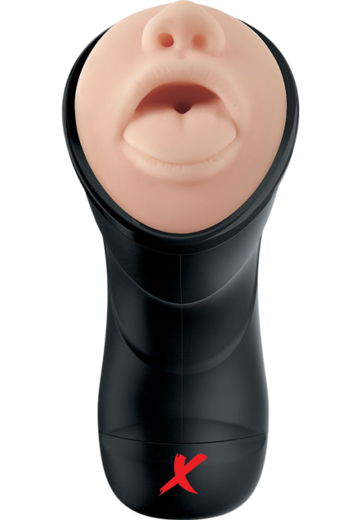 Αυνανιστήρι με στόμα από tpe σε φυσικό χρώμα, μήκους 24,1 εκ. και μέγιστης διαμέτρου 9,4 εκ.