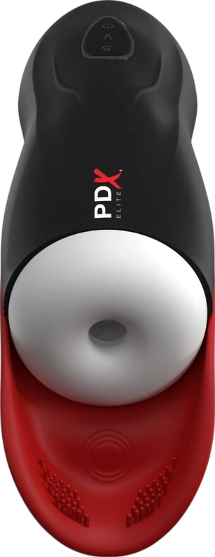 Δονούμενο αυνανιστήρι από σιλικόνη σε μαύρο χρώμα, μήκους 24,8 εκ. και μέγιστης διαμέτρου 5,1 εκ.